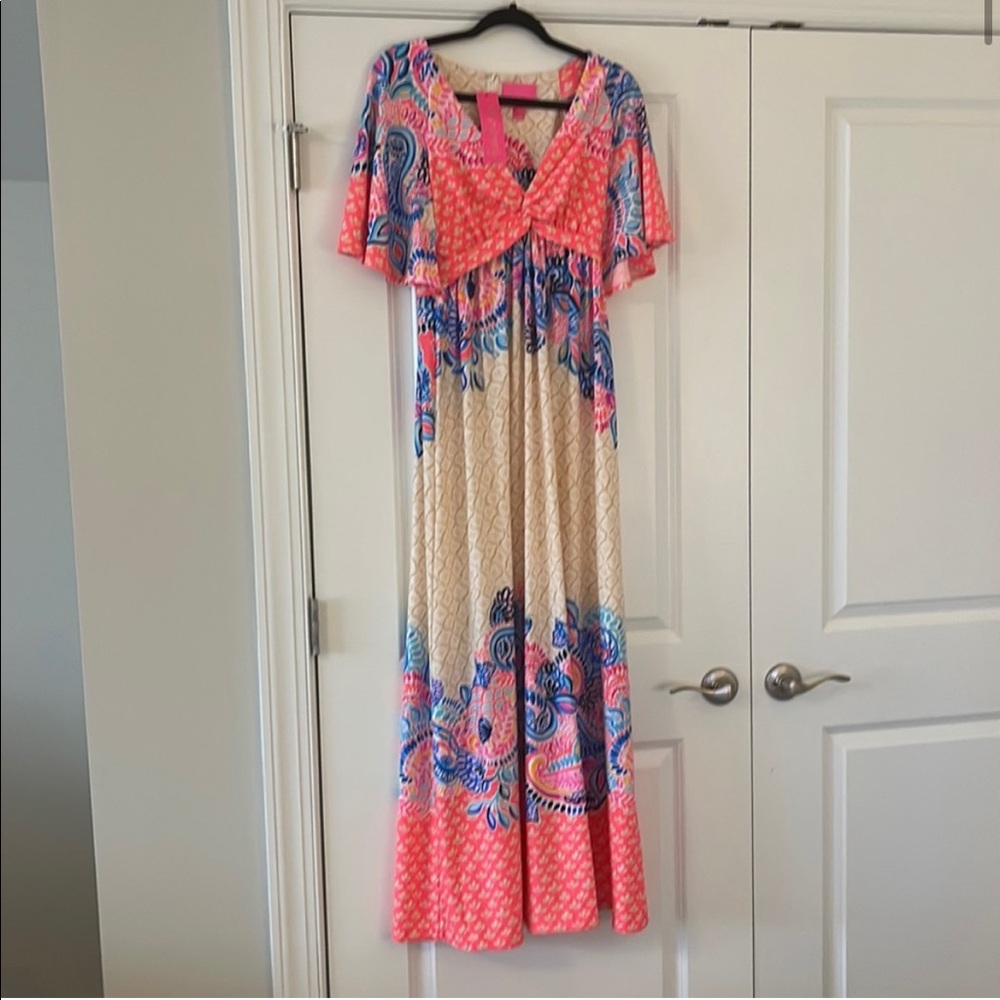 Lily Pulitzer Minka Maxi Dress - size 2 - Beach Bungalow